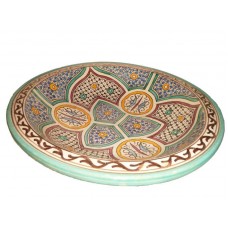 Handmade moroccan design FEZ plate [MEDIUM]